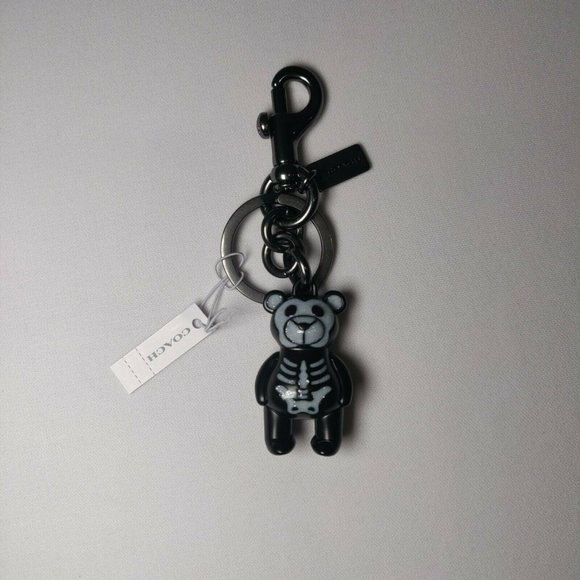 Coach Accessories - NWT COACH 6072 Halloween Skeleton Teddy Bear Key Chain Ring Bag Charm